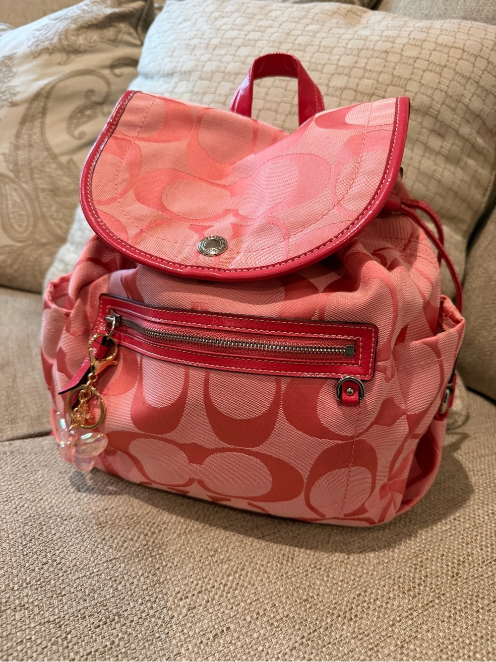 Vintage Coach Kyra Daisy Signature backpack